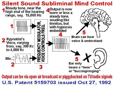 An oscillator creates a carrier in the range of 18 to 36 KHz that is amplitude modulated by a microphone. . Voice to skull patent